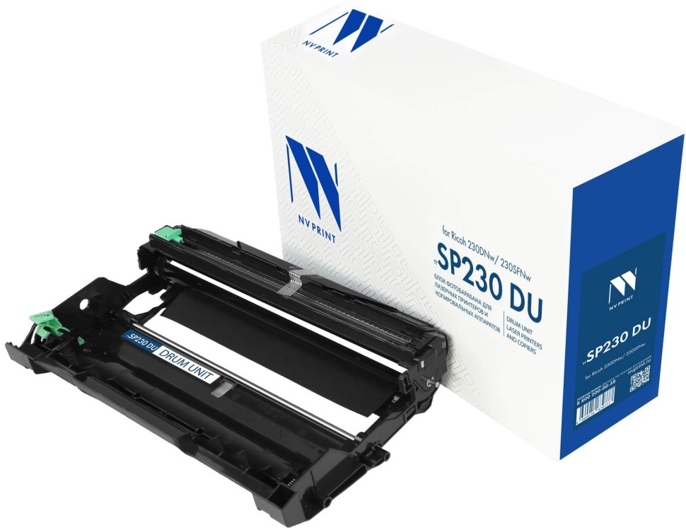 Блок фотобарабана NV Print SP230 (NV-SP230DU) Black для Ricoh 230DNw/ 230SFNw, 12000 стр.