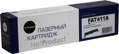 Тонер-картридж NetProduct (N-KX-FAT411A) для Panasonic KX-MB1900/ 2000/ 2020/ 2030/ 2051, 2K