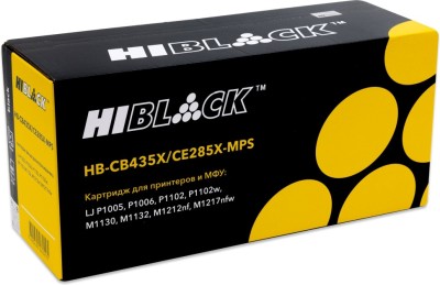 Картридж Hi-Black (HB-CE285X-MPS) с чипом для HP LJ P1102/ P1120W/ M1212nf/ M1132MFP, Canon 725, увеличенный, 6K