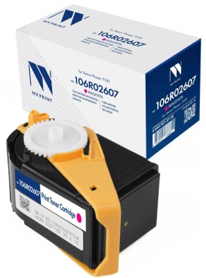 Картридж NV Print 106R02607 (NV-106R02607M) Magenta для Xerox Phaser 7100/ 7100N/ 7100DN, пурпурный, 4500 стр.