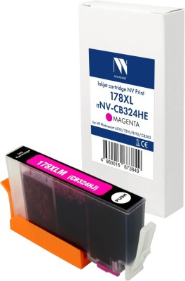 Картридж NV Print №178XL (NV-CB324HE) Magenta для HP Photosmart 6510/ 7510/ B110/ C8583, пурпурный, увеличенный, 15мл