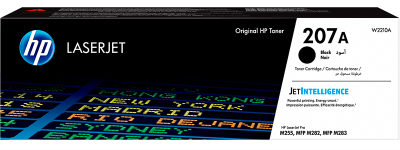 HP W2210A Оригинальный картридж лазерный 207A для HP LaserJet Pro M255/ MFP M282/ MFP M283 черный, 1350 страниц