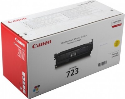 Canon 723Y 2641B002 оригинальный картридж для принтера Canon i-SENSYS LBP-7750Cdn yellow 8500 страниц