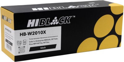 Картридж Hi-Black W2010X (HB-W2010X) Black (с чипом) для HP Color LaserJet Enterprise M856/ M776/ M776z, чёрный, увеличенный, 34000 страниц