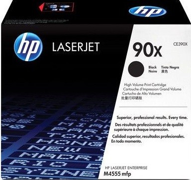 CE390X (90X) оригинальный картридж HP для принтера HP LaserJet Enterprise M4555mfp/ Enterprise 600 Printer M602/ M602dn/ M602n/ M602x/ M603/ M603dn/ M603n/ M603xh black, 24000 страниц