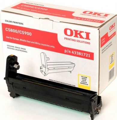 БАРАБАН OKI С5900 (43381721) желтый 20к