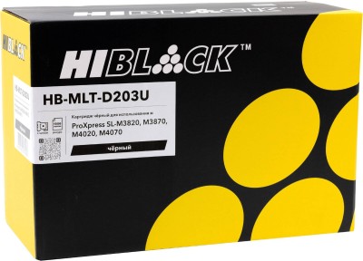 Картридж Hi-Black MLT-D203U (HB-MLT-D203U) для Samsung ProXpress SL-M3320/ M3820/ M3870/ M4020/ M4070, увеличенный, 15K (новая прошивка)