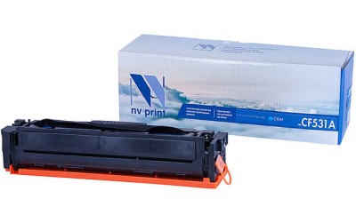 Картридж NV Print CF531A Голубой для принтеров HP Color LaserJet Pro MFP M180n/ M181fw, 900 страниц
