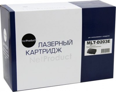 Картридж NetProduct (N-MLT-D203E) для Samsung SL-M3820/ 3870/ 4020/ 4070, 10K (старая прошивка)