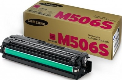 Картридж Samsung CLT-M506S для принтеров Samsung CLP-680 пурпурный, оригинальный (1500 стр.)