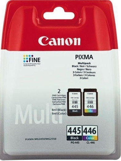 8283B004 Canon PG-445/CL-446 Картридж для PIXMA MG2540, PIXMA MG2440, 4 цвета, 180 стр.