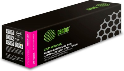 Картридж Cactus W2033X 415X (CSP-W2033X) Magenta для HP Color LaserJet M454/ M479 MFP, пурпурный, увеличенный, 6000 стр.