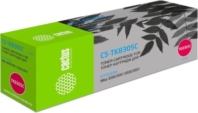 Картридж Cactus TK-8305C (CS-TK8305C) Cyan для Kyocera TASKalfa 3050/ 3051/ 3550/ 3551, голубой, 15000 стр.