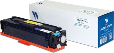 Картридж NV Print W2411A 216A Голубой (БЕЗ ЧИПА) (БЕЗ ГАРАНТИИ) для принтеров HP Color LaserJet Pro M182n/ M183fw, 850 страниц