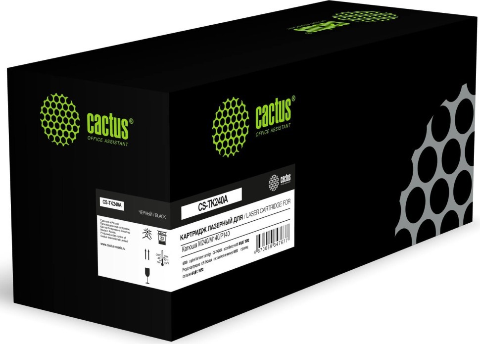 Картридж Cactus TK240A (CS-TK240A) для Катюша M140/ M240/ P140, 6000 стр.