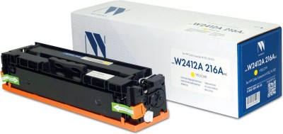 Картридж NV Print W2412A 216A Желтый (БЕЗ ЧИПА) (БЕЗ ГАРАНТИИ) для принтеров HP Color LaserJet Pro M182n/ M183fw, 850 страниц