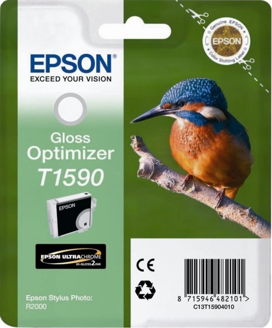 Картридж Epson C13T15904010 T1590 Gloss Optimizer 17ml глянец 850 копий в технологической упаковке