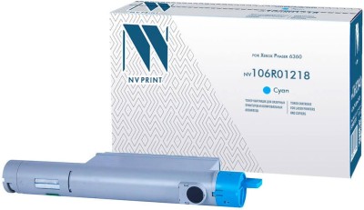 Картридж NV Print NV-106R01218 Голубой для принтеров Xerox Phaser 6360, 12000 страниц