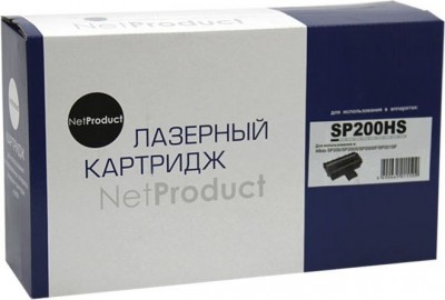 Картридж NetProduct (N-SP200HS) для Ricoh Aficio SP200N/ SP202SN/ SP203SFN, 2,6K