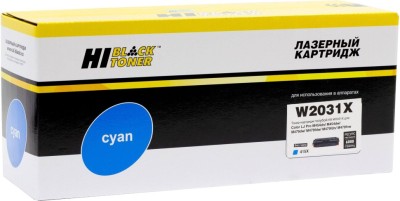 Картридж Hi-Black W2031X (HB-W2031X) Cyan (с чипом) для HP Color LaserJet Pro M454dn/ M479dw, №415X, голубой, 6K