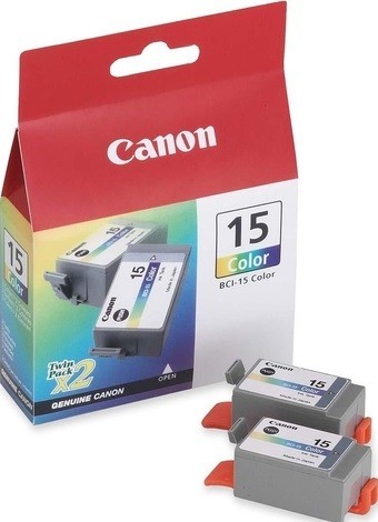 8191A002 Canon BCI-15Color Картридж Canon BCI-15 Color Twin Pack {Чернильница для BJ-i70} (русифицированная упаковка)