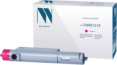 Картридж NV Print NV-106R01219 Пурпурный для принтеров Xerox Phaser 6360, 12000 страниц