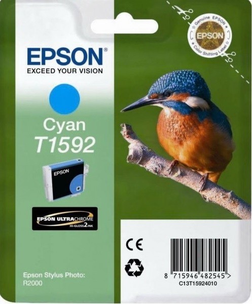 Картридж Epson T1592 (ST R2000) голуб ТЕХН