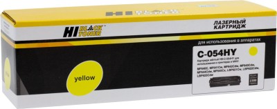 Картридж Hi-Black (HB-№054H Y) для Canon i-SENSYS LBP621Cw/622/623/ imageCLASS MF642Cdw, желтый, 2,3K (с чипом)