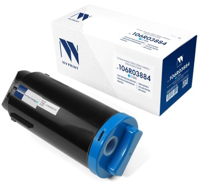 Картридж NV Print 106R03884 (NV-106R03884C) Cyan для принтеров Xerox VersaLink C500/ C505, голубой, 9000 стр.