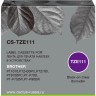 Картридж Cactus TZe-111 (CS-TZE111) для Brother P-touch 1010/ 1280/ 1280VP/ 2700VP, чёрный на прозрачном, 6мм х 8м