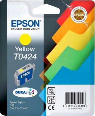 Картридж T0424 Epson ST C82/CX5200 желт ТЕХН (8435) C13T04244010