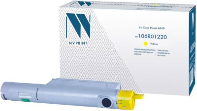 Картридж NV Print NV-106R01220 Желтый для принтеров Xerox Phaser 6360, 12000 страниц