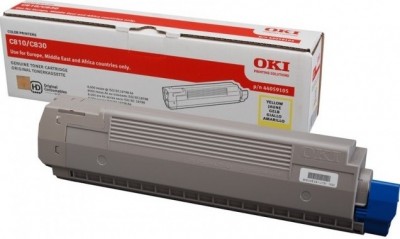 44059117/44059105 Тонер-картридж Oki С810/830 8K (yellow)