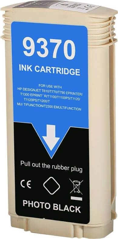 Картридж NV Print №72 (NV-C9370A) Photo Black для HP DesignJet T610/ T770/ T790/ T1100/ T1120/ T1200, фото чёрный, 130мл