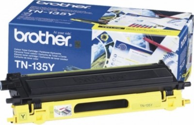 TN-135Y оригинальный картридж Brother для принтеров Brother MFC-9440CN/ MFC-9840/ HL-4040CN/ HL-4050/ HL-4070/ DCP-9040/ DCP-9045 yellow (4 000 стр.)