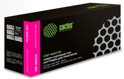 Картридж Cactus W2073A 117A (CSP-W2073A) Magenta для HP Color Laser 150a/ 150nw, 178nw MFP/ 179fnw MFP, пурпурный, 700 стр.