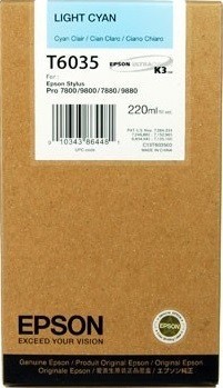 C13T603500 Картридж Epson для Stylus Pro 7880/9880 220ml Light Cyan