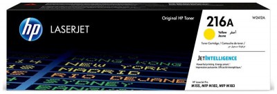 HP W2412A Оригинальный картридж лазерный 216A для HP Color Laser Jet Pro M155/ MFP M182/ M183 желтый, 850 страниц