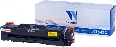 Картридж NV Print CF542X Желтый для принтеров HP Color LaserJet Pro M254dw/ M254nw/ MFP M280nw/ M281fdn/ M281fdw, 2500 страниц
