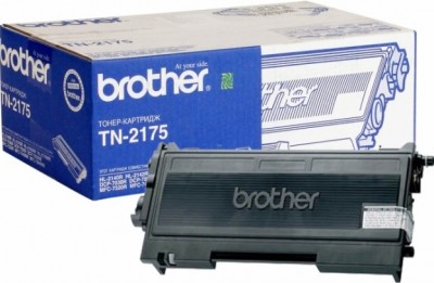TN-2175 оригинальный картридж Brother для принтеров Brother HL-2140/ 2170/ 2140R/ 2142R/ 2150NR/ 2170WR/ MFC-7320R/ 7440NR/ 7840WR/ DCP-7030R/ 7032R/ 7045NR black (2 600 стр.) 