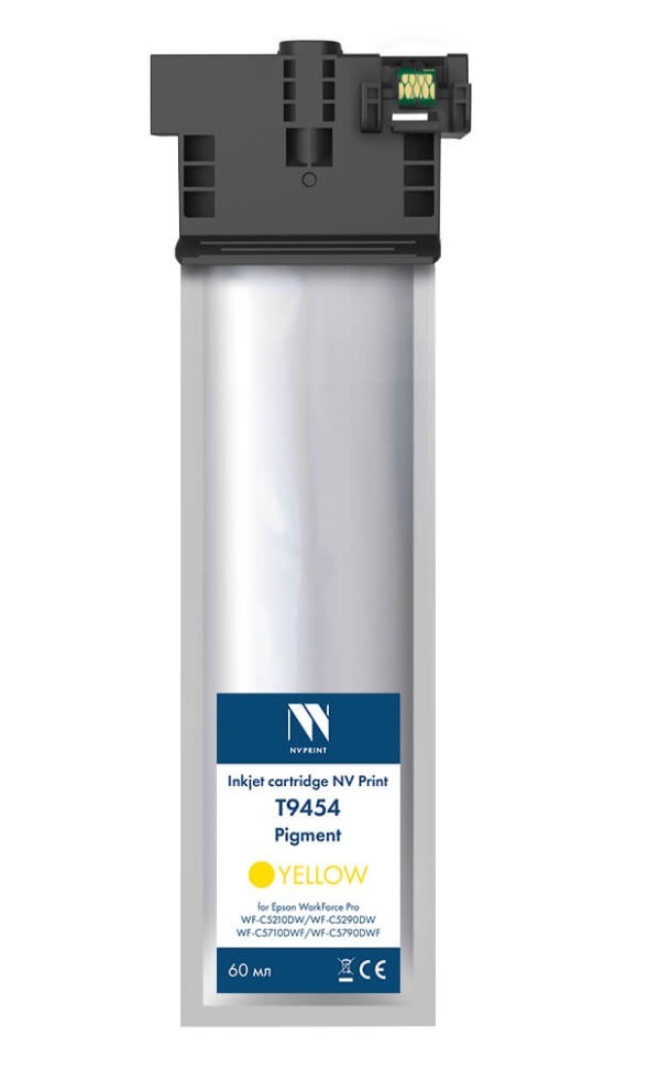 Картридж NV Print T9454 Yellow для Epson WorkForce Pro WF-C5790DWF/ WF-C5290DW, жёлтый, 5000 стр.