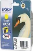 Картридж Epson C13T08144A10 T0814, T11144 11,1ml желтый 740 копий в технологической упаковке