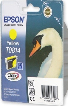 Картридж Epson C13T11144A10 / C13T08144A10 T0814, T11144 11,1ml желтый 740 копий в технологической упаковке