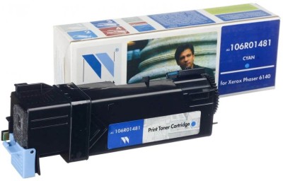 Картридж NV Print Xerox 106R01481 (NV-106R01481C) Cyan для Xerox Phaser 6140, голубой, 2000 стр.