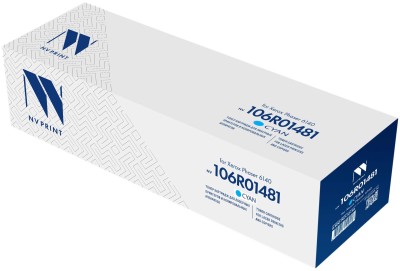 Картридж NV Print Xerox 106R01481 (NV-106R01481C) Cyan для Xerox Phaser 6140, голубой, 2000 стр.