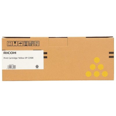 Принт-картридж оригинальный RICOH SP C250E (407546) для SP C250DN/ C250SF, желтый, 1600 стр.