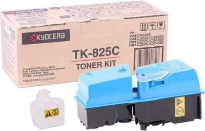 TK-825C (1T02FZCEU0) оригинальный картридж Kyocera для принтера Kyocera KM-C2520/KM-3225/KM-3232 cyan, 7000 страниц