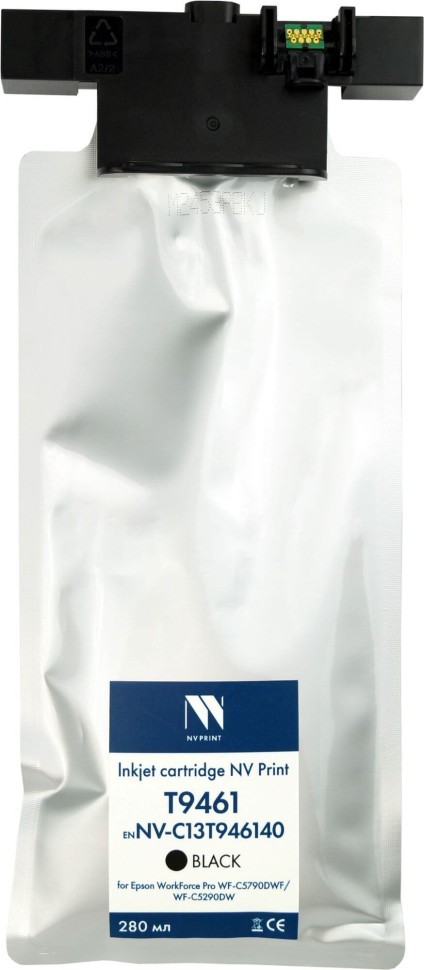 Картридж NV Print T9461 (NV-C13T946140) Black для Epson WorkForce Pro WF-C5790DWF/ WF-C5290DW, чёрный, 10000 стр.