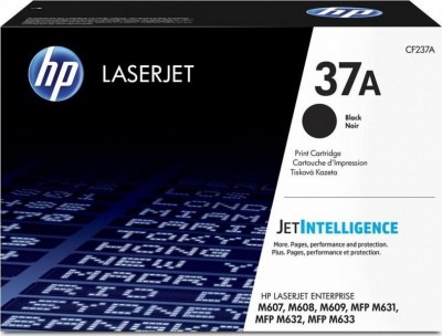 HP CF237A (37A) оригинальный картридж HP для принтера LaserJet Enterprise M607dn/ M607n/ M608dn/ M608n/ M608x/ M609dn/ M609x/ M631h/ M631dn/ M631z/ M632z/ M632fht   Black , 11000 страниц