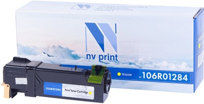 Картридж NV Print 106R01284 Yellow для Xerox Phaser 6130 желтый 1900 копий совместимый